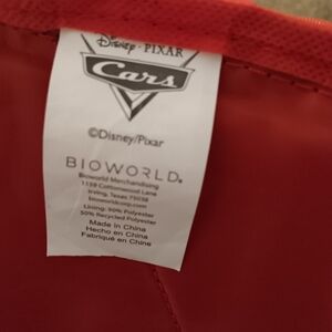 Disney Pixar Cars Red Bag Mini back Pack Lighning Mc Queen With Light